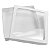 Caixa 326 Visor Branca (TRP-326) (13x13x2.5 cm) (10un) Embalagem com Visor Transparente - Imagem 2