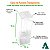 Caixa para Aromatizador de Ambiente 100ml (4.6x4.6x13 cm) (25un) Embalagens Acetato - Imagem 2