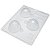 Forma para Chocolate com Silicone Bolas Enfeites de Natal 55g Ref. 155 BWB 1unid - Imagem 4