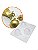 Forma para Chocolate com Silicone Bolas Enfeites de Natal 55g Ref. 155 BWB 1unid - Imagem 1