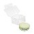 100un Caixas Acetato Transparente PX-206 5x5x3cm Embalagem para Macaron Doces Bem Casados - Imagem 6