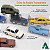 Kit 100 Embalagem para Carrinho Miniatura Escala 1:43 11cm Caixa Mini Carro Coleção PX-205 12x6x6cm - Imagem 9