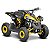 Quadriciclo Elétrico Infantil MXF Thor Electric 1000W Off-Road Amarelo - Imagem 1