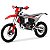Moto Mxf 250Cc TSX Com Partida 2Tempos Vermelha - Imagem 3