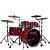 Bateria Odery Equalizer Series Laqueada Pure Red Trees - Imagem 2