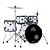 Bateria Odery Tiger Series - Matte White - Imagem 1