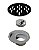 Grelha Ralo Linear Elleve Redonda 10cm - Black Matte - Imagem 1