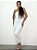 Vestido Feminino Midi em Suplex Sem Alça Plissado Catarina Ref. 1322 - Imagem 3