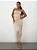 Vestido Feminino Midi em Suplex Sem Alça Plissado Catarina Ref. 1322 - Imagem 1