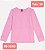 Blusa Kyly em Malha Térmica Rosa - Tamanho 14 - Imagem 1