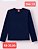 Blusa  Malha Térmica Azul - Tamanho 14 - Imagem 1