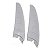 Hélice Ventilador Spirit Branco C/2 Unidades 200 201 202 203 - Imagem 2