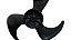 Hélice 3 Pás Para Ventilador Circulador Arno 40cm Cc91 Cc95 - Imagem 2