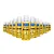 Xadrez Corante Líquido KIT Amarelo 12 unid - Imagem 1