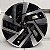 Roda VW Nova T-cross S56 Aro 16 5x100 Preto Diamantado - Imagem 3