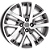 Roda Fiat Argo Strada Cronos Aro 15 4x98 Grafite Fosco Diamantado - Imagem 1