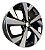 Roda Nivus Highline 2025 Aro 17 Original Volkswagen 5x100 Preto Diamantado - Imagem 2