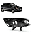 Farol Máscara Preta Jac J3 2010 2011 2012 2013 Lado Direito - Imagem 1