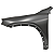 PARALAMA DIANT ESQUERDO MERCEDES GLB 200 2020 2024 ALUMINIO - Imagem 2