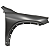 PARALAMA DIANT DIREITO MERCEDES GLB200 2020 22 2024 ALUMINIO - Imagem 2