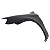 PARALAMA DIANTEIRO MERCEDES GLC250 GLC300 2020 2024 ALUMINIO - Imagem 4