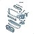 Grade Superior Dianteira Colmeia Audi A4 2021 2022 2024 2025 - Imagem 5