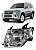 Farol Pajero Full 2008 2009 2010 2011 2012 2013 Para Xenon Esquerdo Motorista - Imagem 1