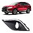 Grade Moldura Farol Milha Outlander 2016 2017 2018 2019 Com Friso Cromado Esquerdo Motorista - Imagem 1