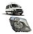 Farol Dianteiro Mercedes Sprinter 2017 2018 2019 Direito Passageiro Máscara Negra Novo - Imagem 1