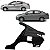 RETALHO FOLHA LATERAL MOTORISTA NISSAN VERSA 2012 2016 2021 - Imagem 1