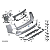 Acabamento Parachoque Spoiler Traseiro BMW X1 iX1 2023 2025 - Imagem 6