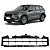 GRADE INFERIOR PARACHOQUE DIANTEIRO BMW X1 IX1 U11 2023 2025 - Imagem 1