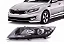 Farol Dianteiro Kia Optima 2012 2014 Máscara Negra Esquerdo - Imagem 1