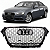 Grade Colmeia Dianteira Cromada RS4 para A4 2013 2014 2016 - Imagem 1