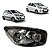 Farol Kia Picanto 2012 2017 Máscara Negra Passageiro - Imagem 1