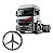 Suporte Emblema Grade Dianteira Mb Axor 2012 2013 2014 2016 - Imagem 1