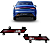 PAR REFLETOR OLHO DE GATO TRASEIRA BYD KING 2024 2025 - Imagem 1