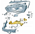 Guia Suporte Do Farol Audi A4 2013 2014 15 2016 Esquerdo - Imagem 6