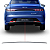 FRISO CENTRAL CROMADO PARACHOQUE TRASEIRO BYD KING 2024 2025 - Imagem 2