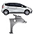 Paralama Dianteiro Honda Fit 2009 2010 2011 Com Furo Direito - Imagem 1