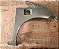 Paralama Dianteiro Honda Fit 2009 2010 2011 Com Furo Direito - Imagem 4