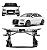 Painel Frontal Audi A3 Hatch Sedan 2013 2014 2015 2016 2019 - Imagem 1