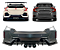 Parachoque Traseiro Body Kit Civic Type R G10 2017 2018 2019 2021 - Imagem 1