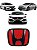 Emblema Dianteiro Preto Honda Civic G10 Type R 2017 2021 - Imagem 1