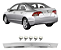 Friso Régua Tampa Traseira Cromada New Civic 2007 2008 2009 2010 2011 Novo - Imagem 1