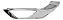 Friso Inferior Parachoque Outlander Phev 2025 2026 Cromado Direito Passageiro 6407A458 - Imagem 3