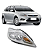 Farol Foco Duplo Cromado Focus 2009 2010 2011 2012 2013 Direito Passageiro 8M51-13W029-EC - Imagem 1
