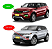 Grade Tela Superior Milha Evoque 2012 2013 2014 2015 Preto Direito Passageiro LR057396 LR026544 - Imagem 2