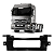 Suporte Da Placa Aplique Dianteiro Mb Axor Actros 9418851401 - Imagem 1