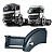 Estribo Cabine Superior Mb Mercedes Benz Axor 2544 2044 2646 Esquerdo Motorista 9446661601 9446661401 - Imagem 1